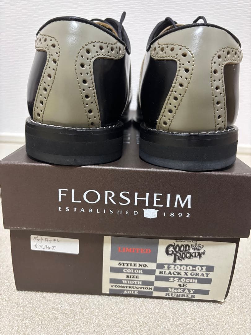 値下げ　グッドロッキン　サドルシューズ　25 新品　⑨