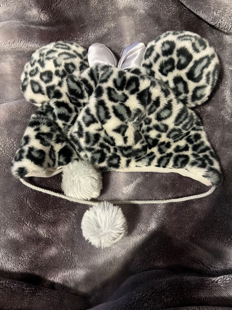 ディズニー　ファンキャップ　豹柄