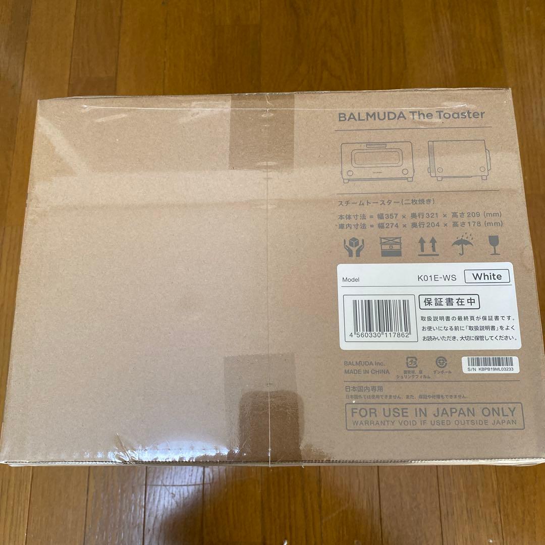 電子レンジ・オーブン BALMUDA The Toaster K01E-WS