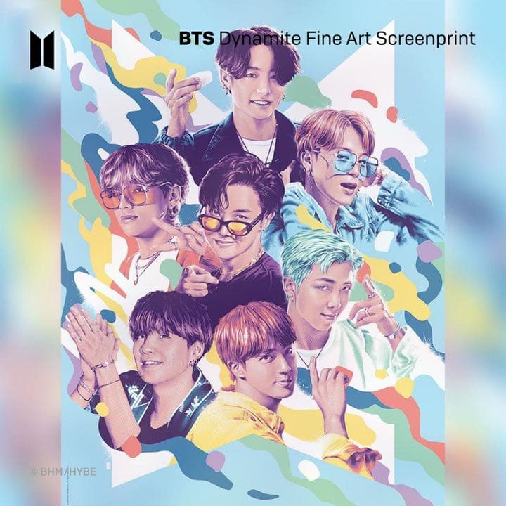BTS  ファインアート　スクリーンプリント