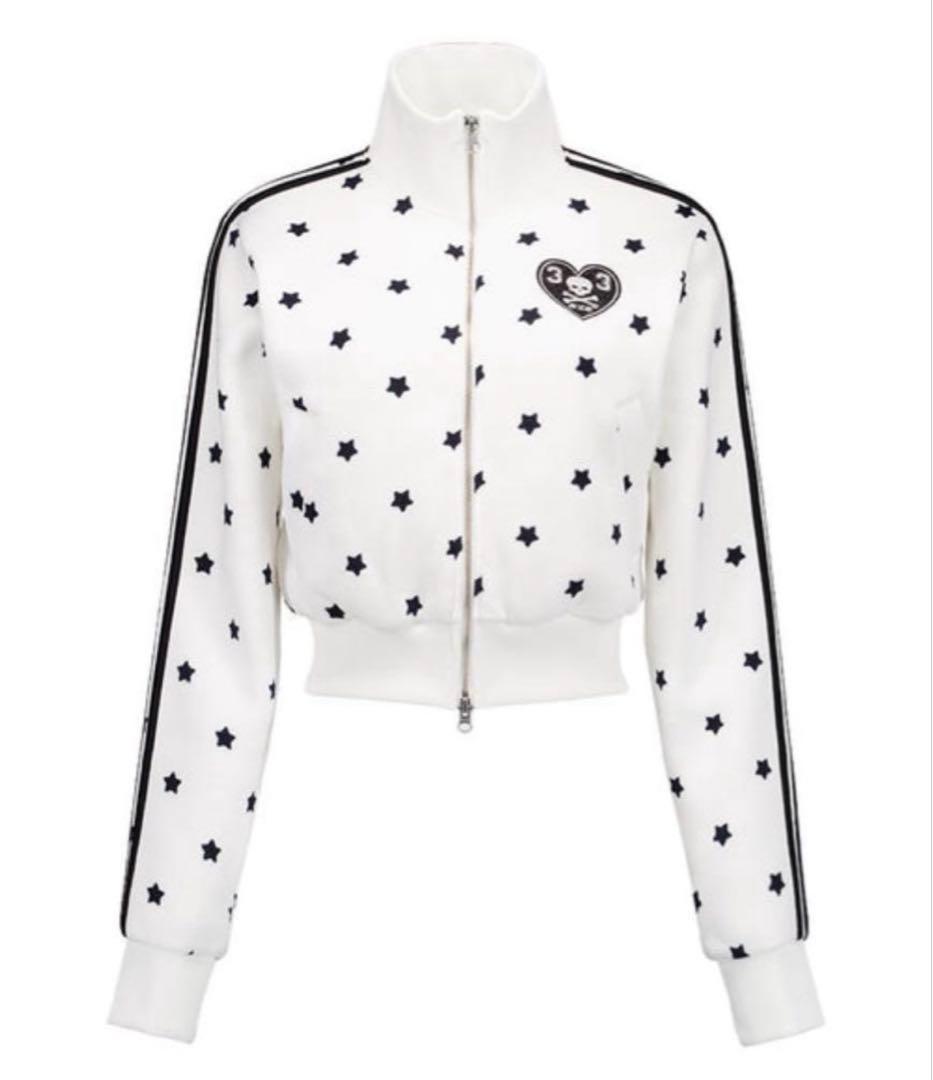 スタースポーティージップアップ　ホワイト ギャル 00s fairy grung