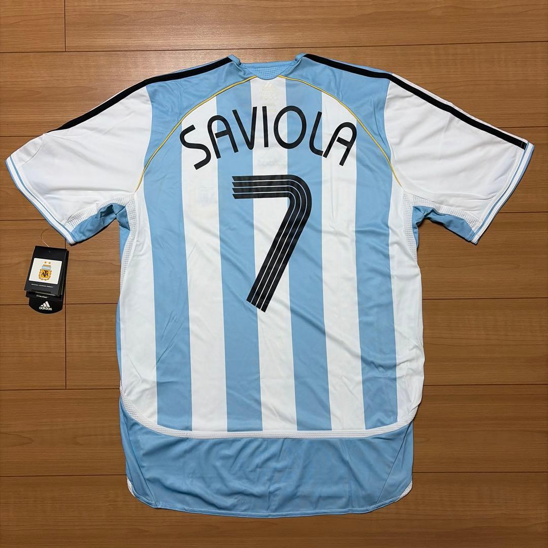 アルゼンチン代表 ユニフォーム　06-07 サビオラ #7 タグ付き