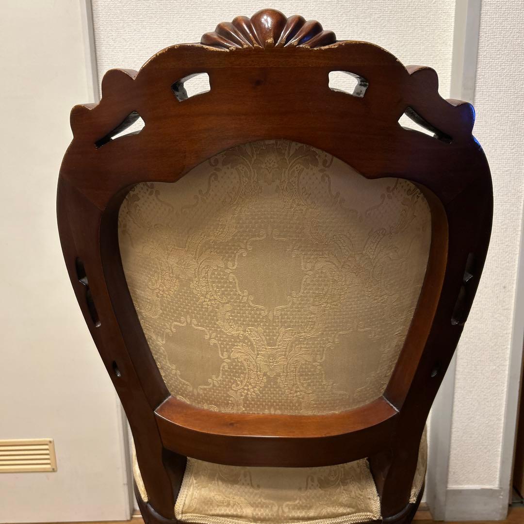 ロココ調 フランチェスカ 猫足ダイニングチェア