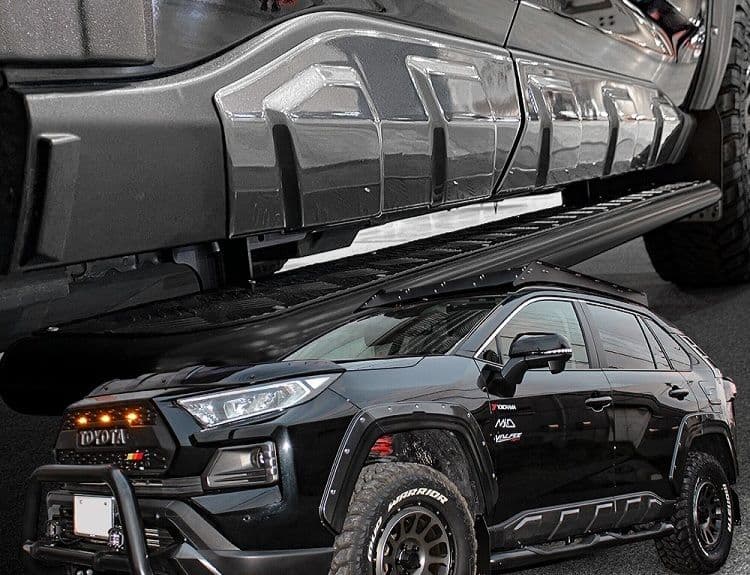 Rav4 2019 - 2023 サイドプレートプロテクター サイドガーニッシュ