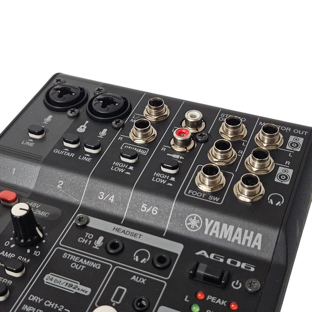ヤマハ YAMAHA ライブストリーミングミキサー 6チャンネル AG06MK2