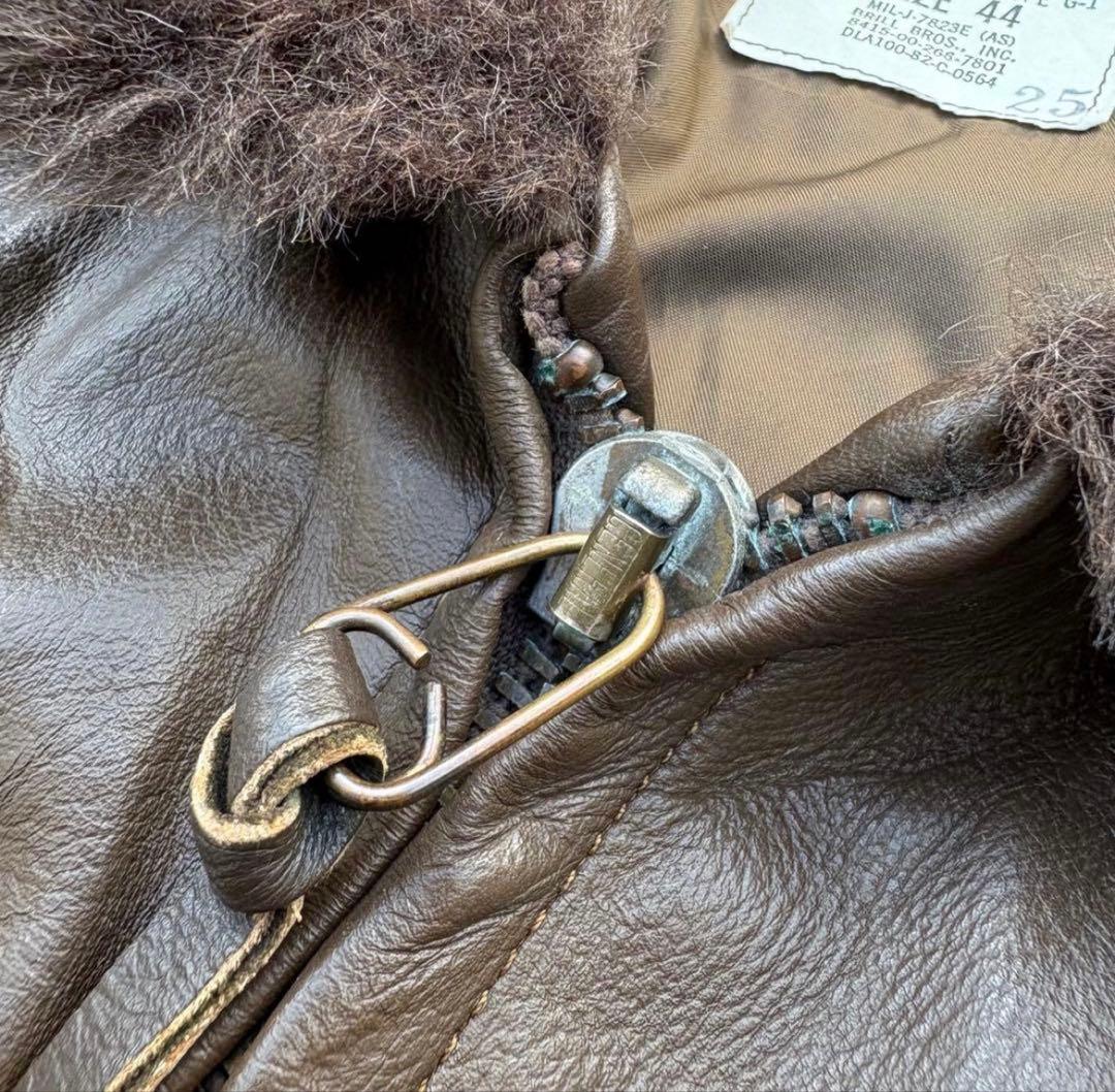 実物 サイズ44G-1 USN レザージャケット フライトジャケット MA-1