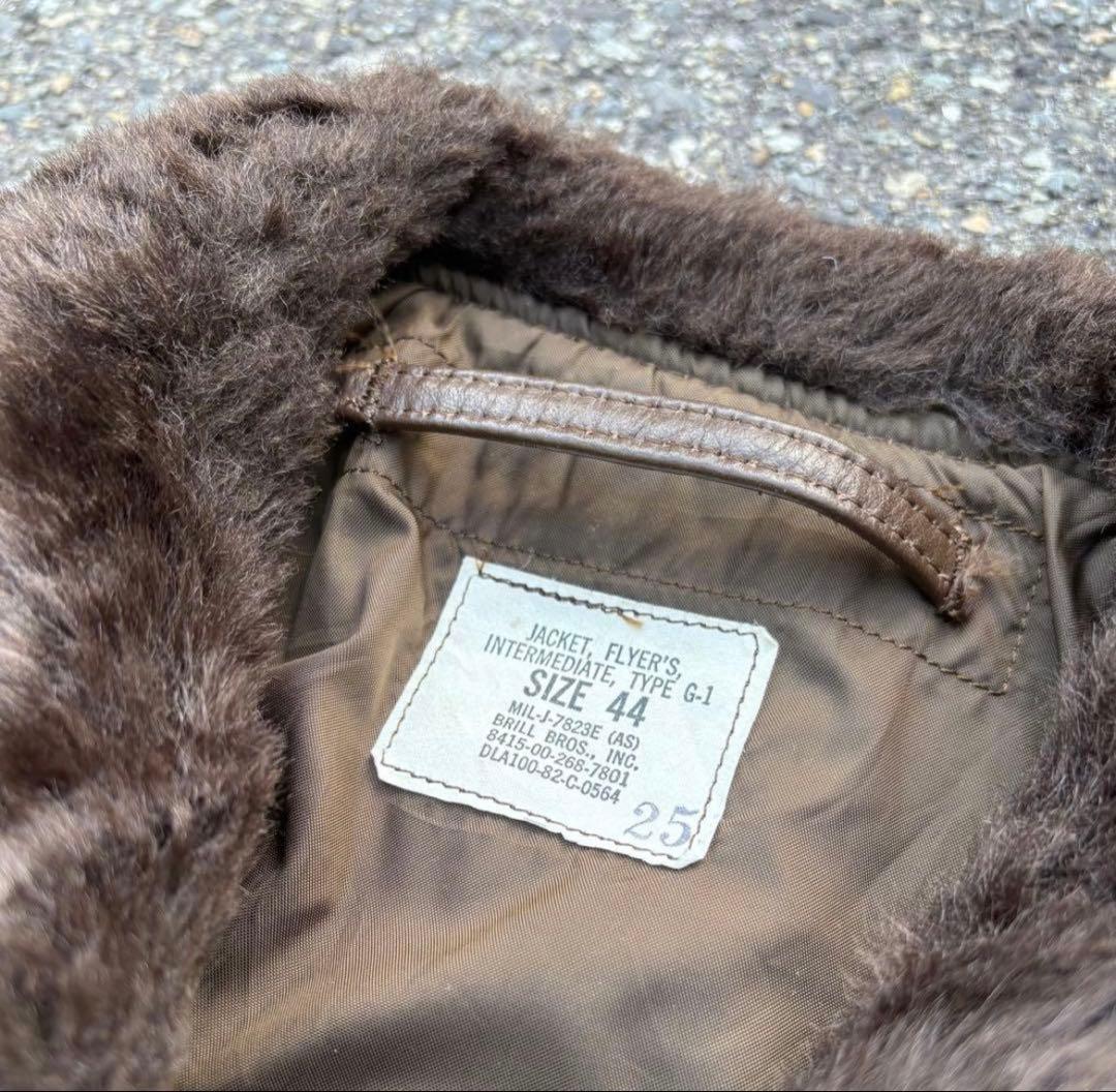 実物 サイズ44G-1 USN レザージャケット フライトジャケット MA-1