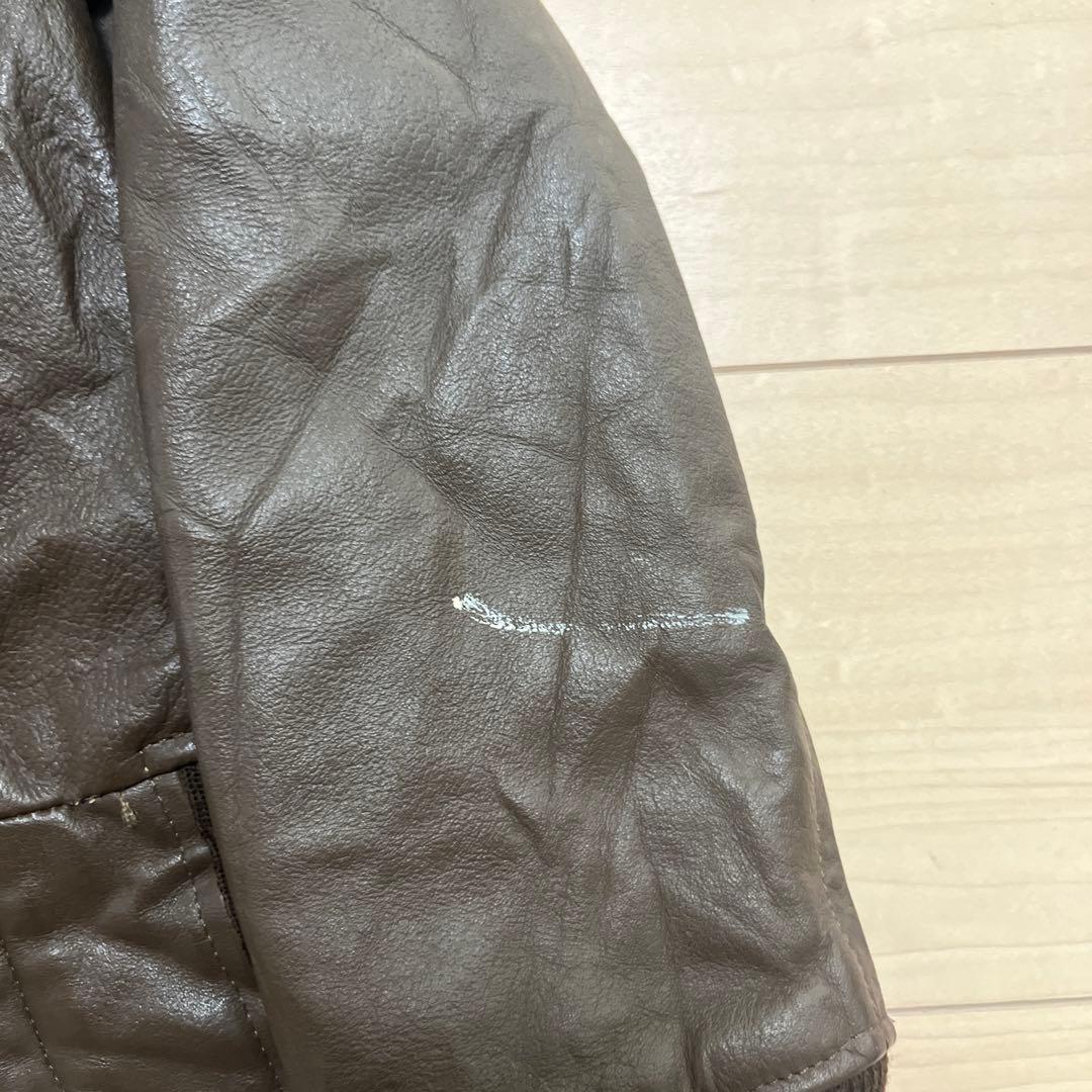 実物 サイズ44G-1 USN レザージャケット フライトジャケット MA-1