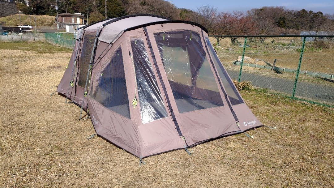 透明窓テント トンネルテント 中古 Outwell Carolina M