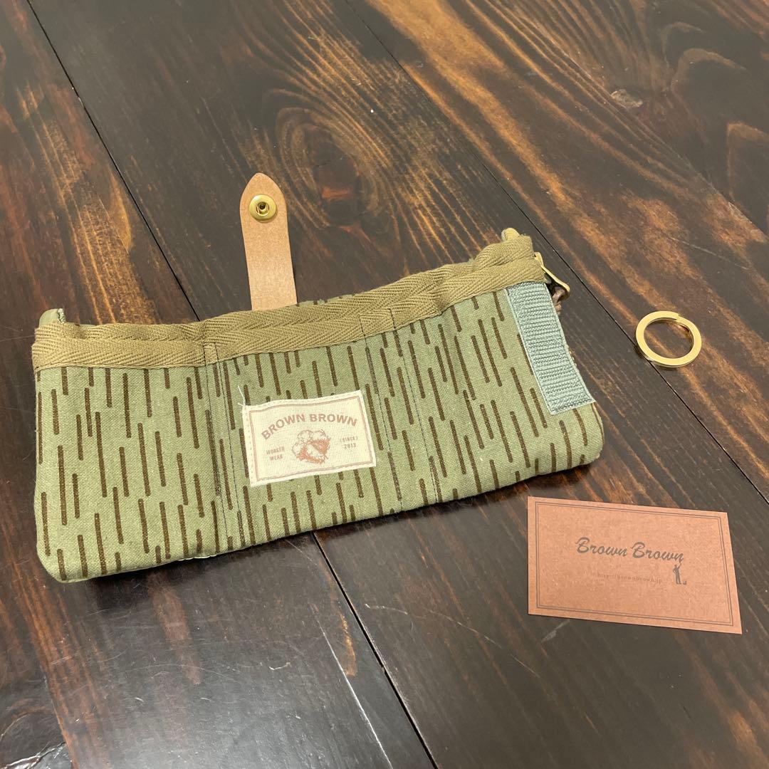 [ブラウンブラウン×ゴーアウト]リメイク ミニウォレット ショルダー