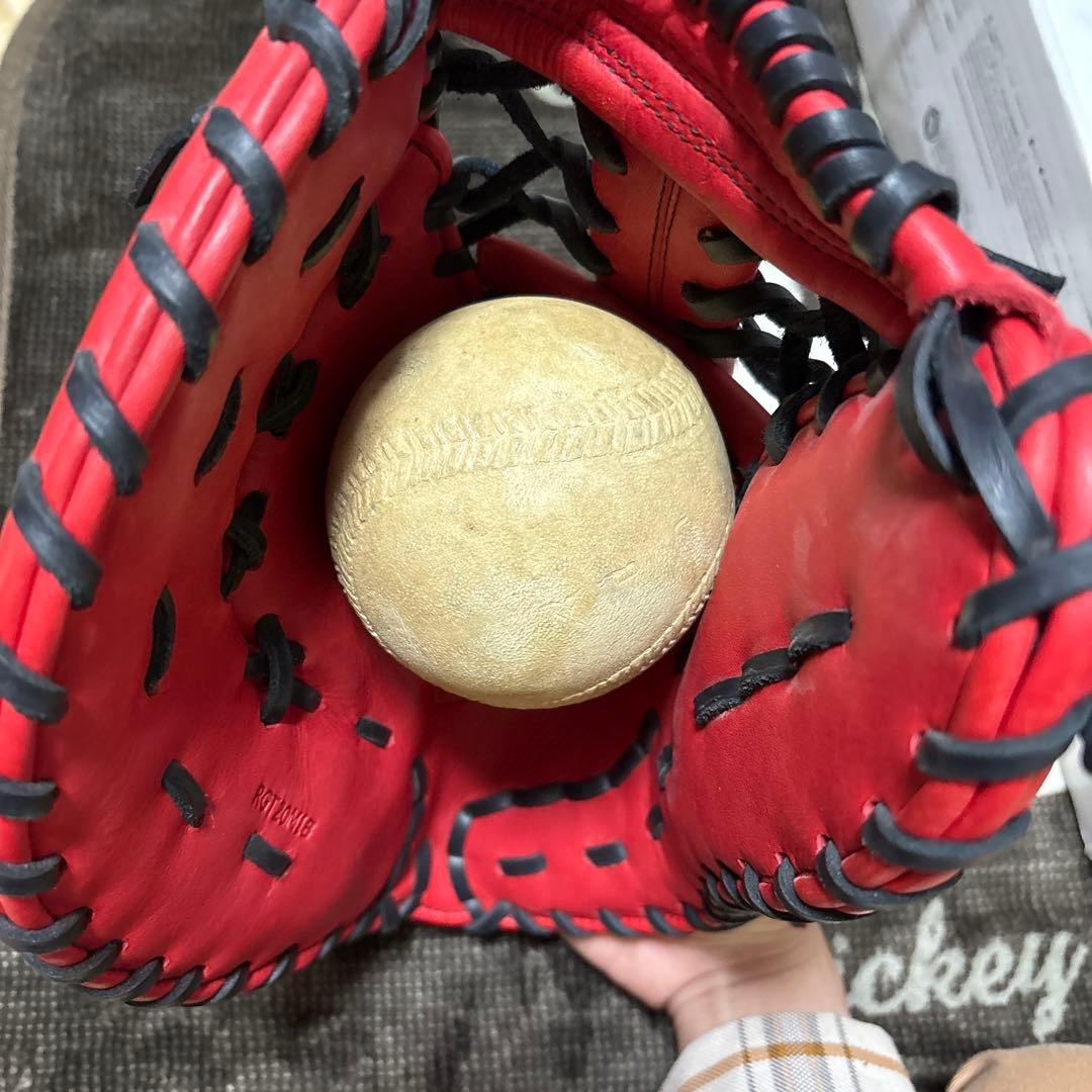 ミツワタイガー　左利き用ファーストミット(軟式)