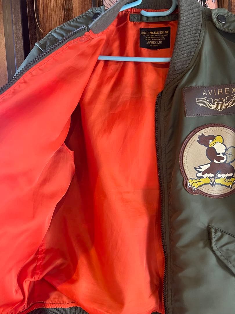AVIREX L-2Bフライトジャケット オリーブグリーン