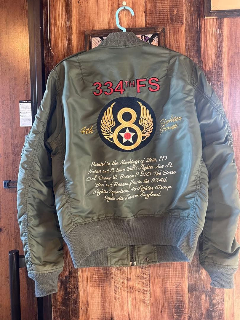 AVIREX L-2Bフライトジャケット オリーブグリーン