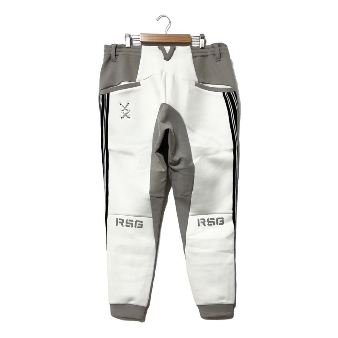 訳あり ラッセルノ ゴルフ RSG ロゴ ジャージ ロングパンツ ホワイト XL