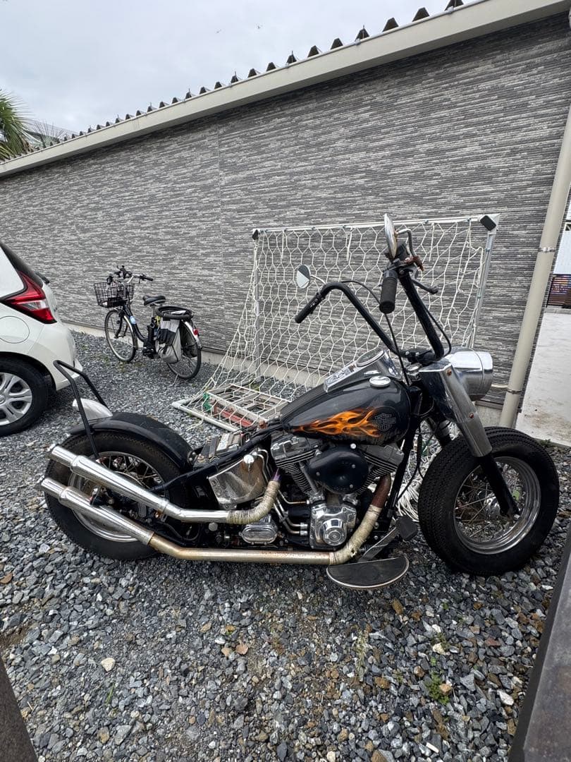 ハーレー　ソフテイル　ツインカム　書類無し　パーツ　部品取り　キャブ　車両ごと