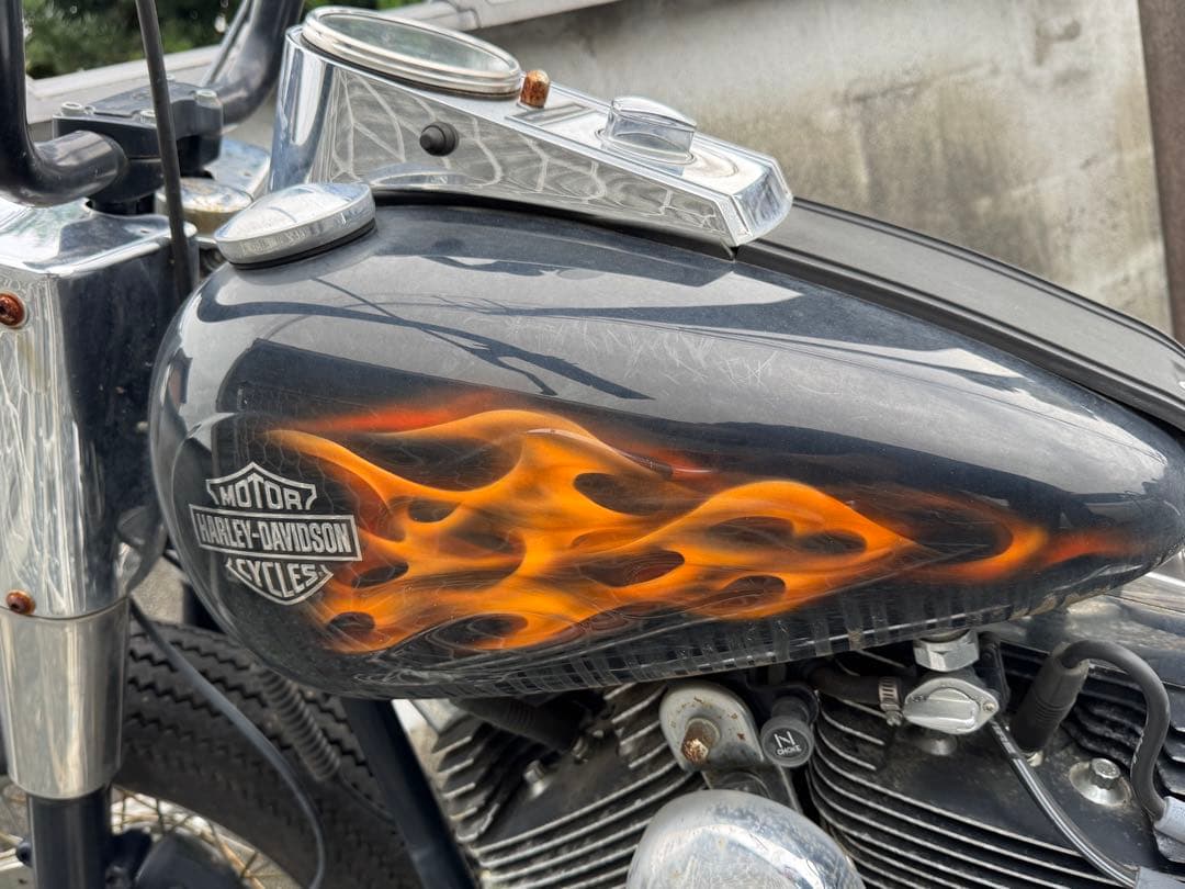 ハーレー　ソフテイル　ツインカム　書類無し　パーツ　部品取り　キャブ　車両ごと