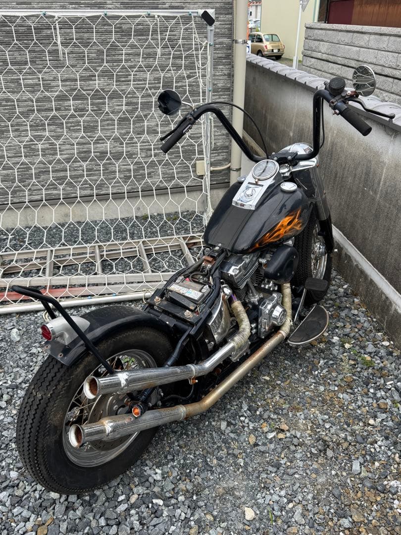 ハーレー　ソフテイル　ツインカム　書類無し　パーツ　部品取り　キャブ　車両ごと