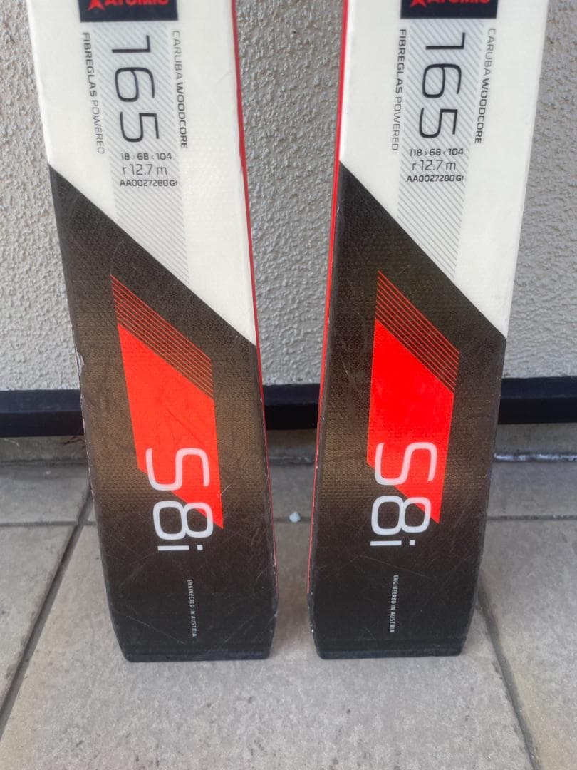 Atomic アトミック　S8i スキー 板 付属バインディング 165cm