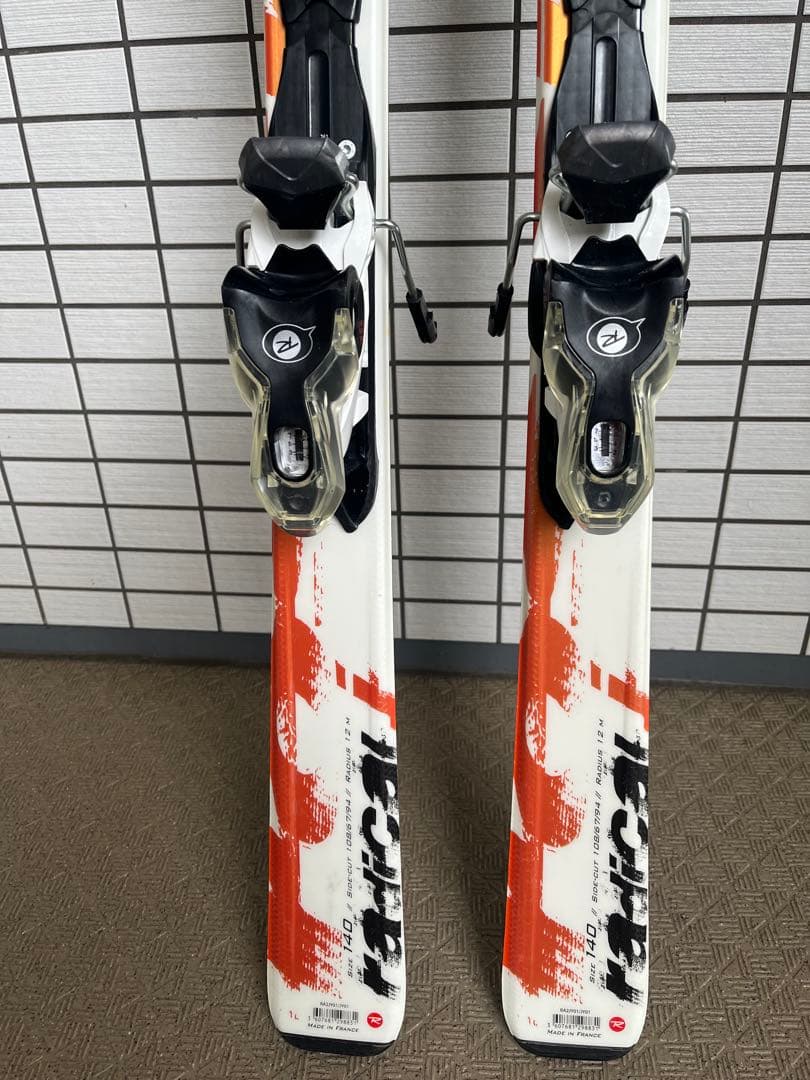 ROSSIGNOL スキー板 ホワイト/オレンジ　子供用140cm