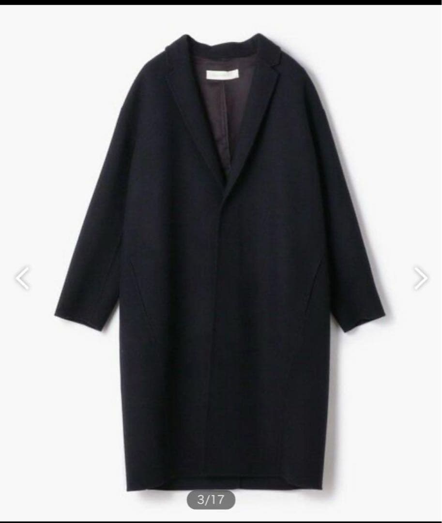 GALERIE VIE チェスターコート ネイビー