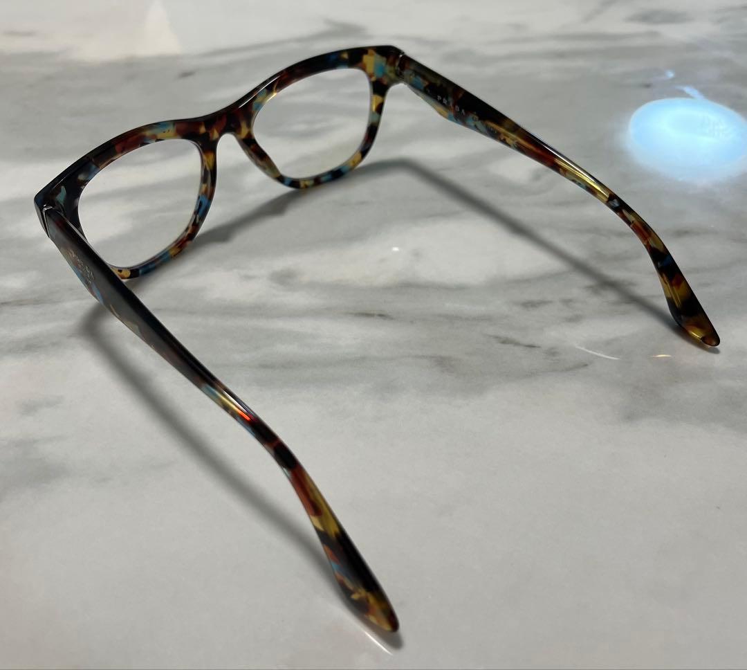 【未使用】正規品 PRADA プラダ ウェリントン マーブル メガネ