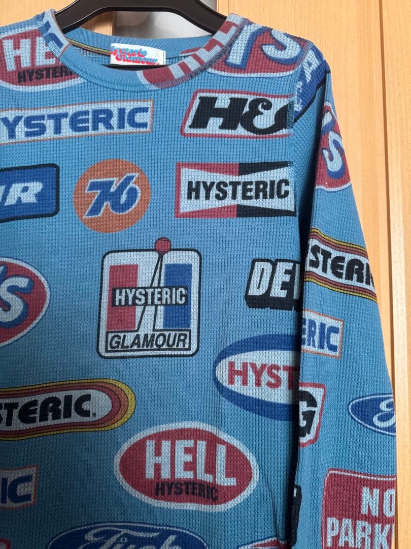 ヒステリックグラマーサーマル柄ロンT