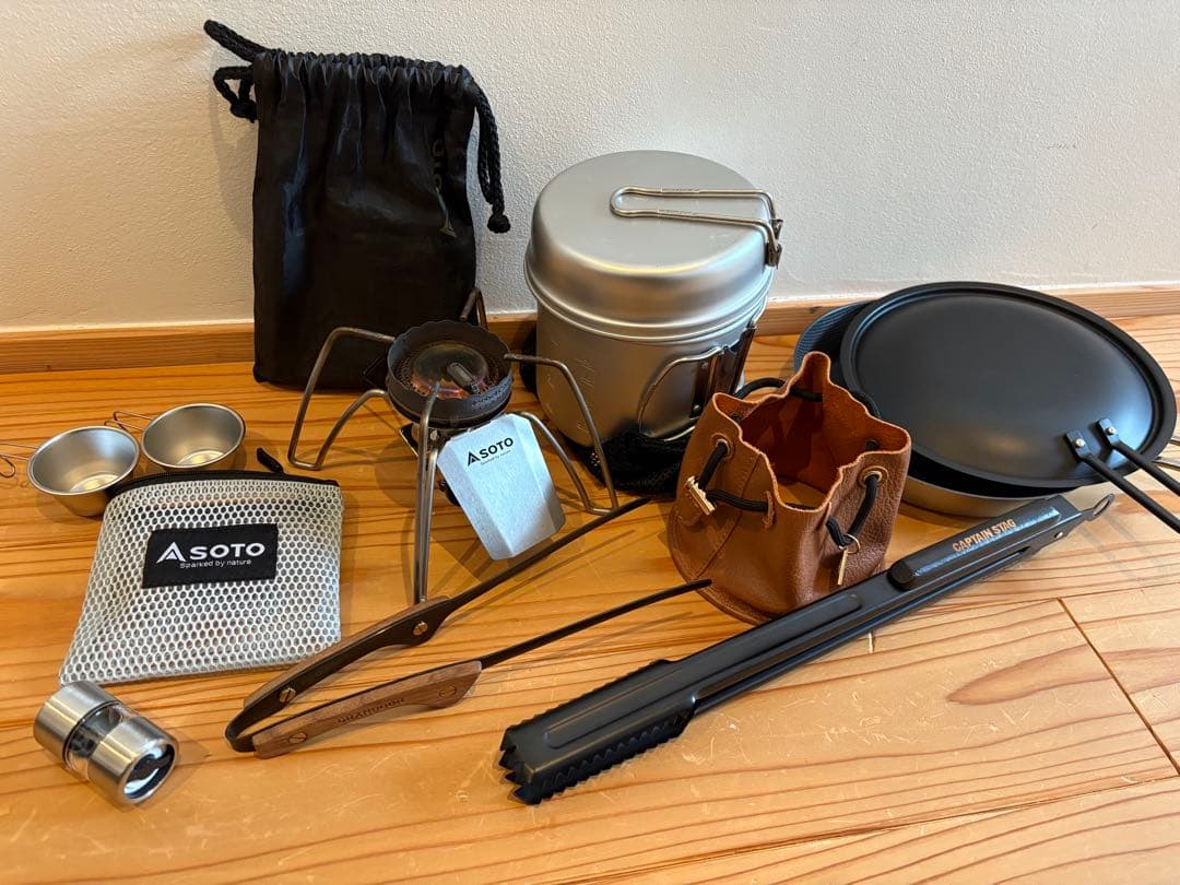 キャンプ用品　まとめ売り　調理器具　SOTOバーナー・スノーピーククッカーなど