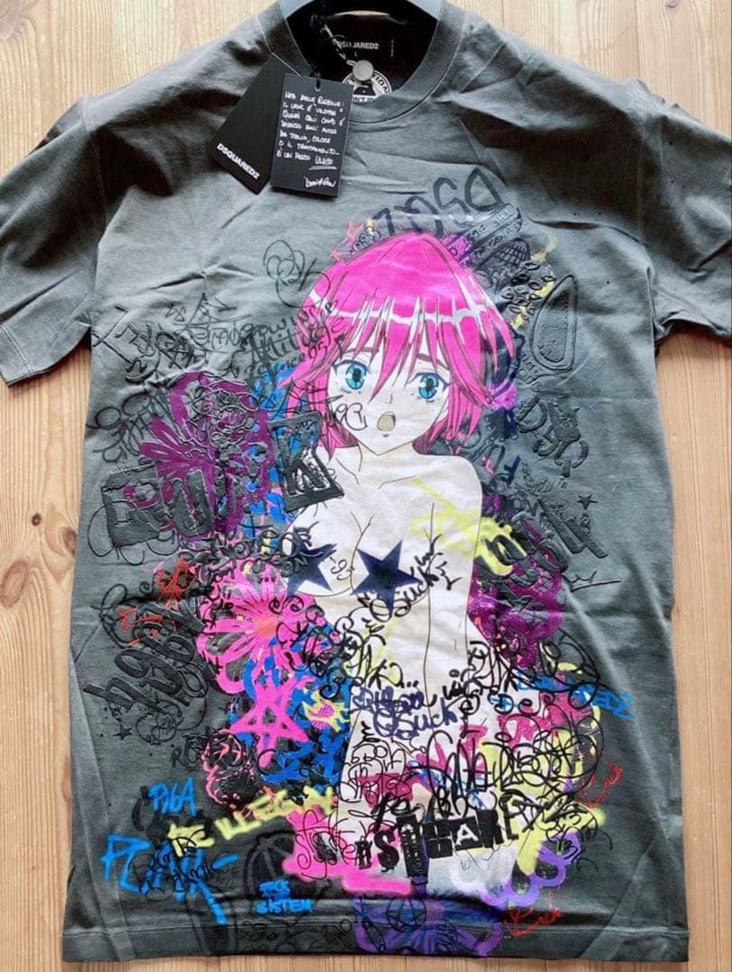 デットストック品【DSQUARED2】S71GD0408　美少女　Tシャツ　L