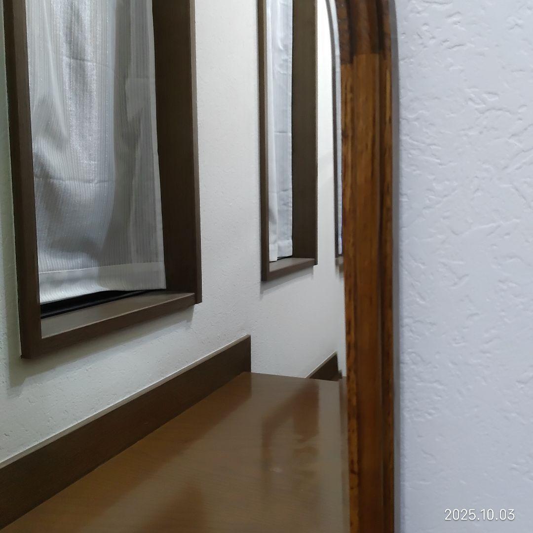 カリモク karimoku 壁掛け鏡 ヴィンテージミラー アンティーク 送料無料