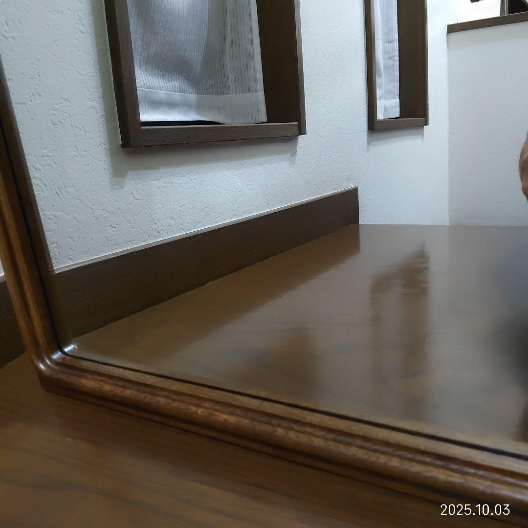 カリモク karimoku 壁掛け鏡 ヴィンテージミラー アンティーク 送料無料