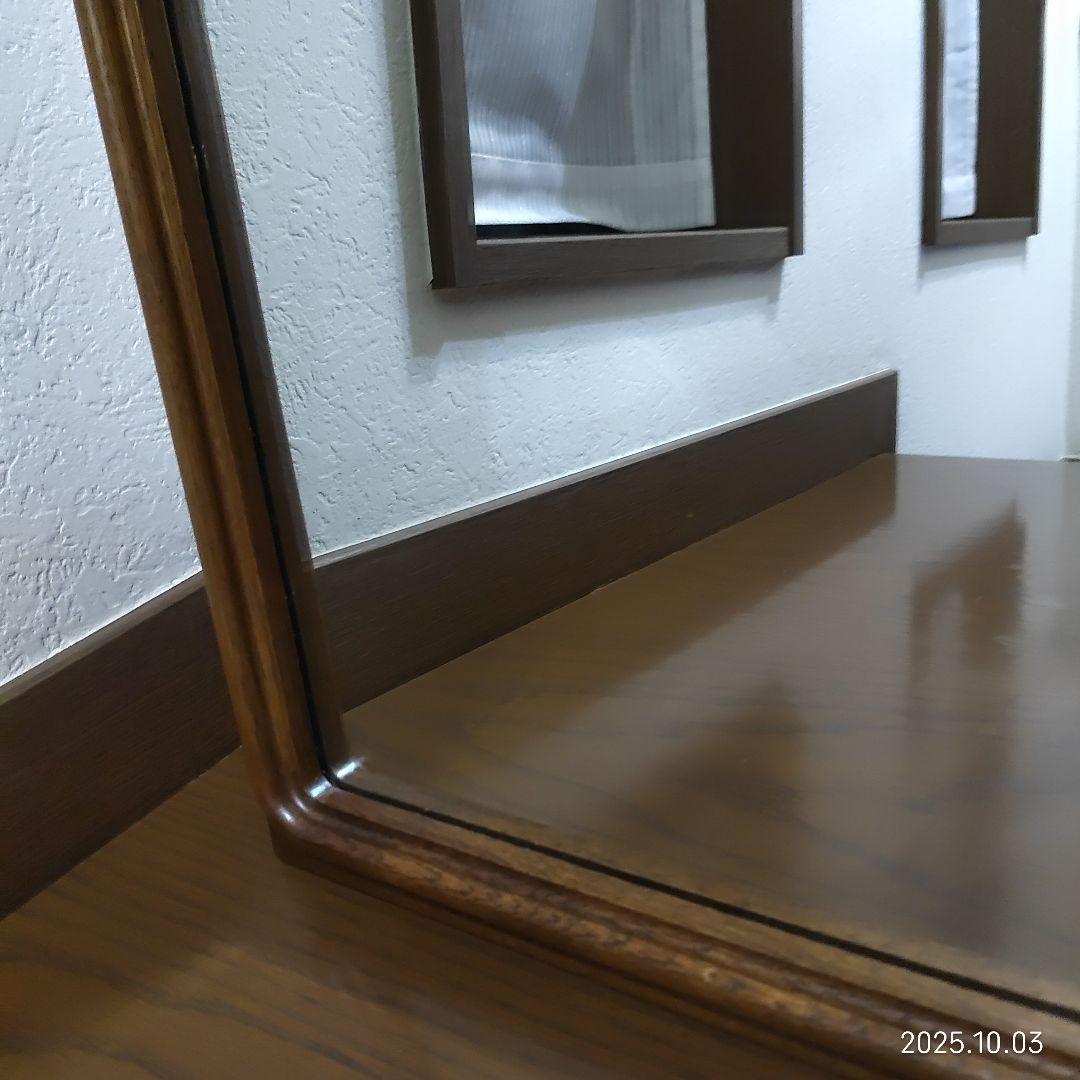 カリモク karimoku 壁掛け鏡 ヴィンテージミラー アンティーク 送料無料