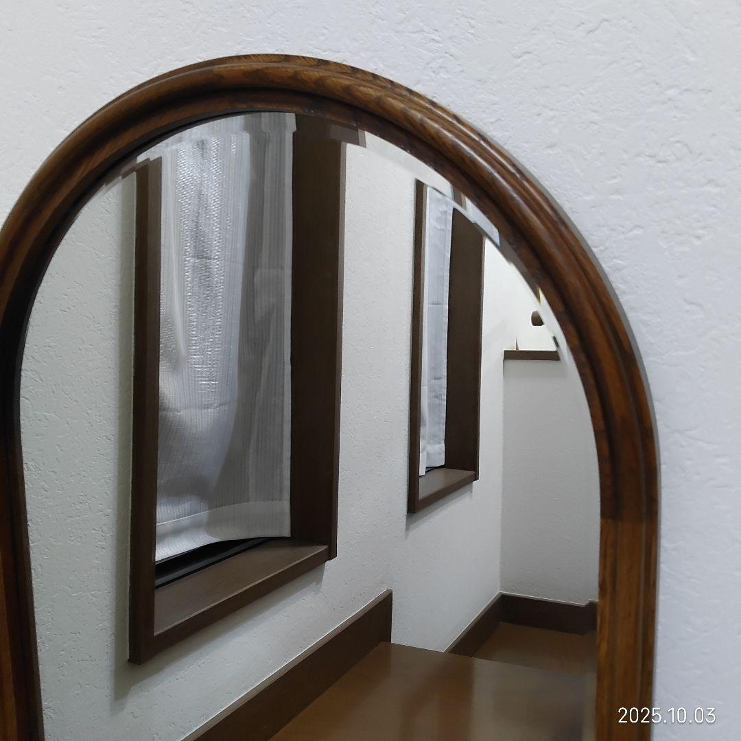 カリモク karimoku 壁掛け鏡 ヴィンテージミラー アンティーク 送料無料