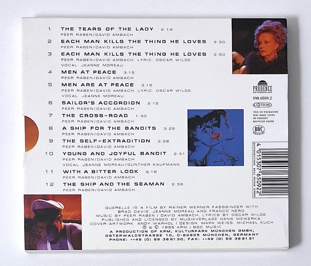 廃盤 CD ケレル サウンドトラック ライナー・ヴェルナー・ファスビンダー