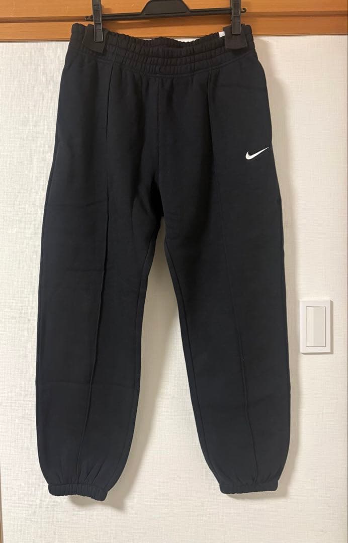 ナイキ オーバーサイズ 黒 スウェット セットアップ ジョガー Lサイズ