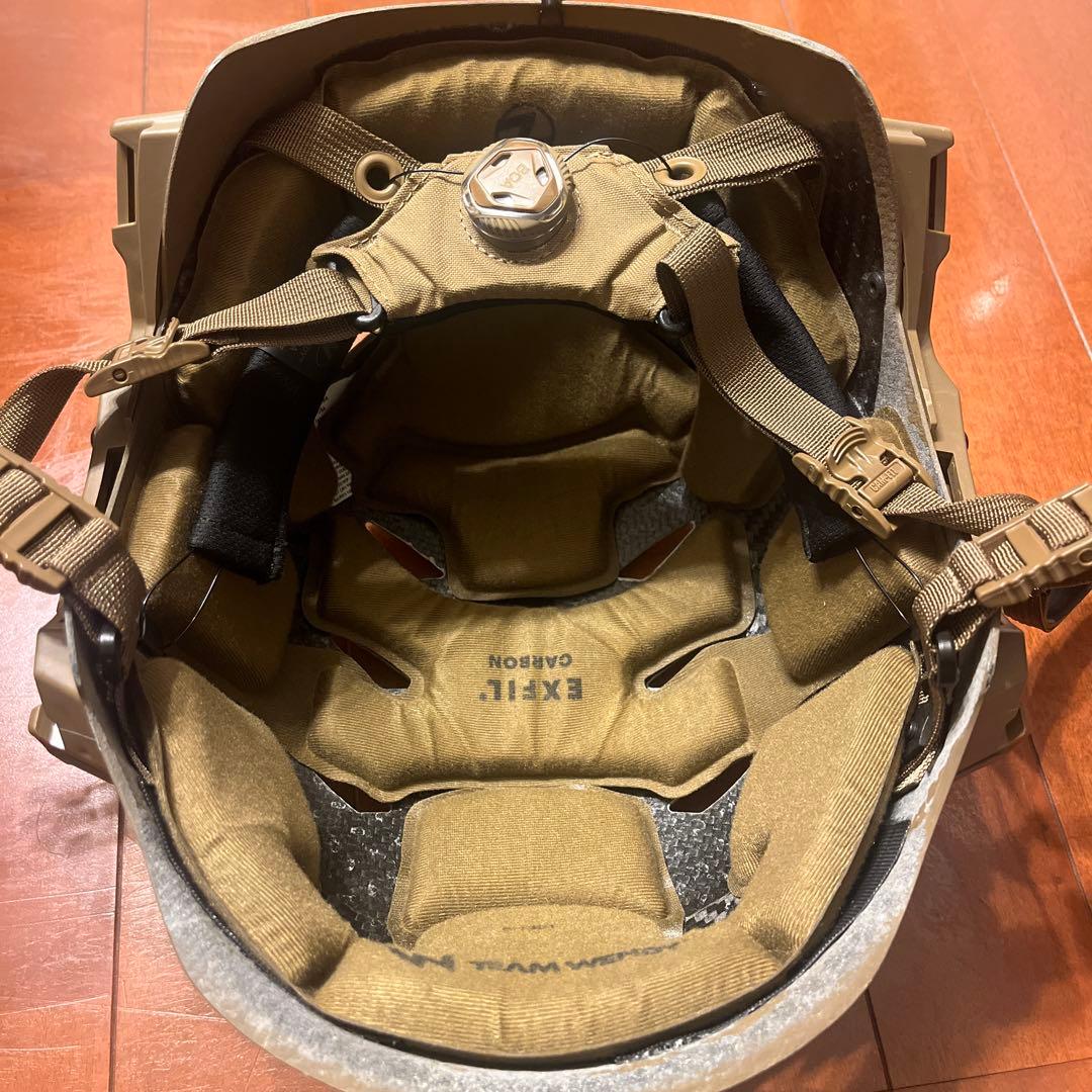 チームウェンディ　カーボンヘルメット　コヨーテ　size2 L/XL おまけ多数