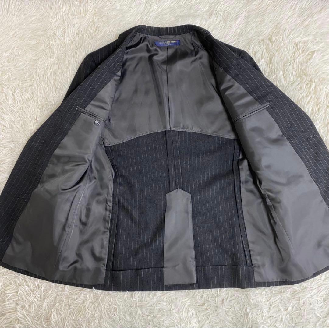 【美品】ブルックスブラザーズ 346 スーツ ダークグレー　AB5