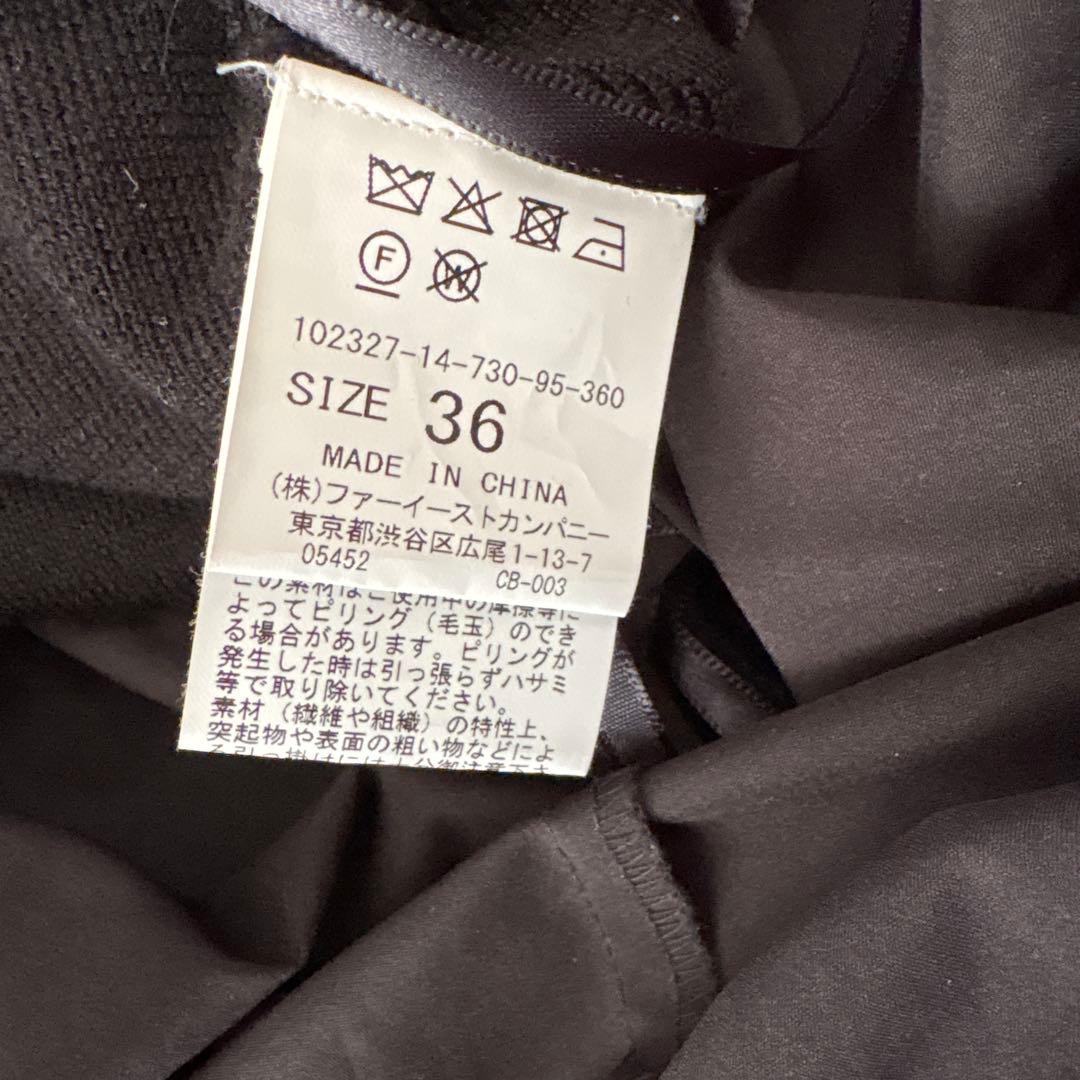 極美品✨【ANAYI】リボン付タフタドッキングワンピース　黒　¥52,800