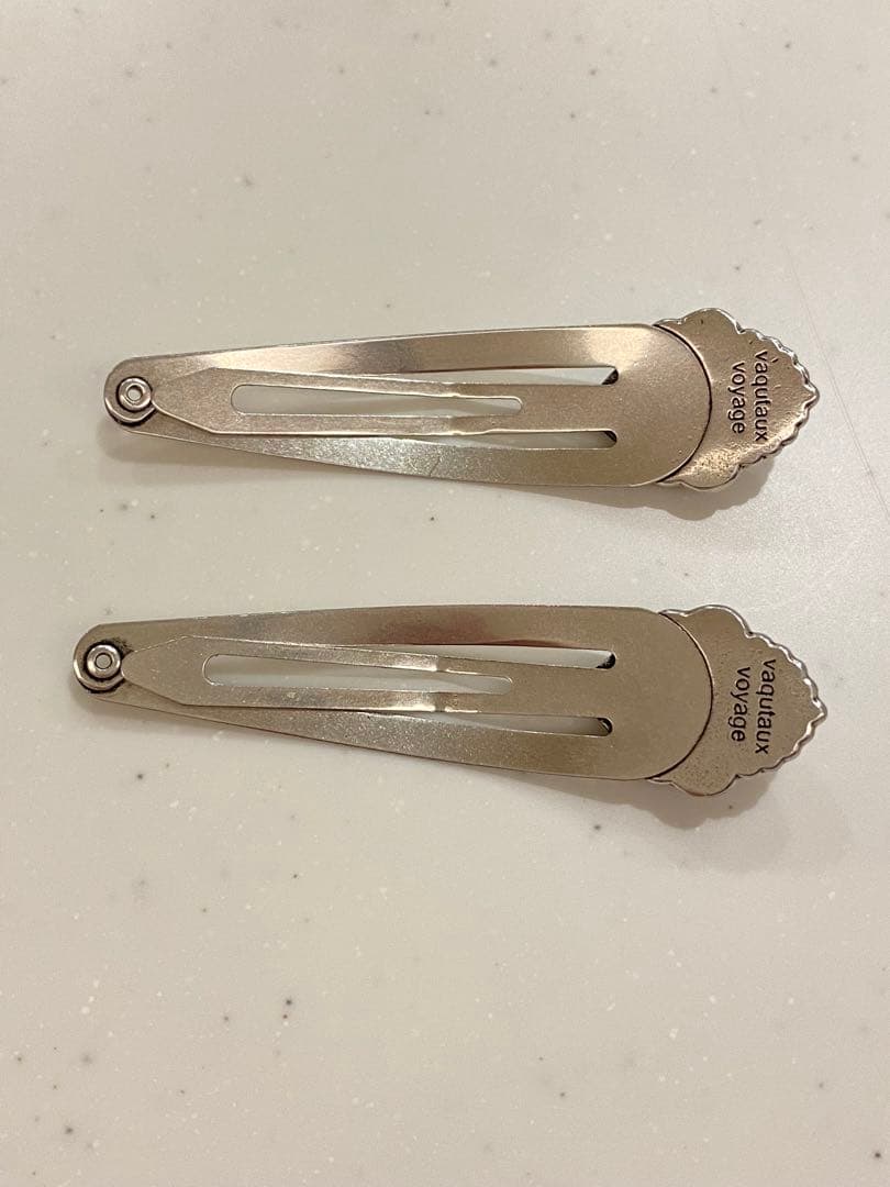 ヴァクトー君ヘアピン Vaqutaux シルバー 2個セット