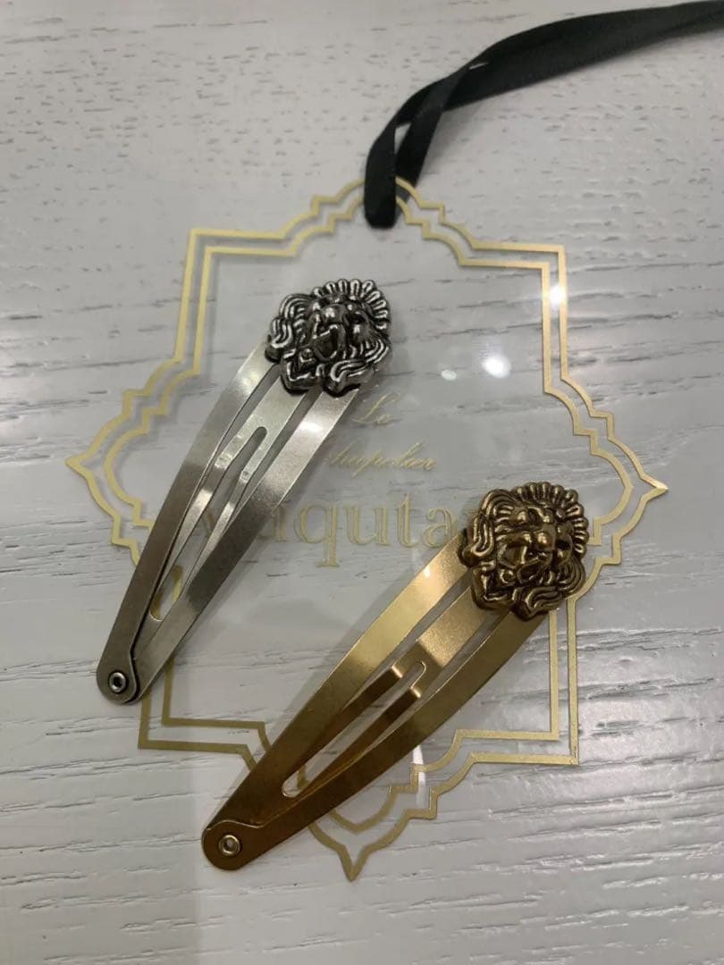 ヴァクトー君ヘアピン Vaqutaux シルバー 2個セット