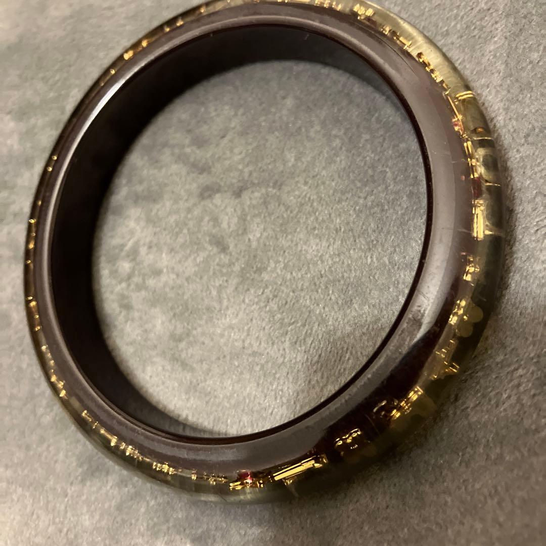 ルイヴィトン　アンクルージョン　ブラスレ　　 ブラウン　バングル