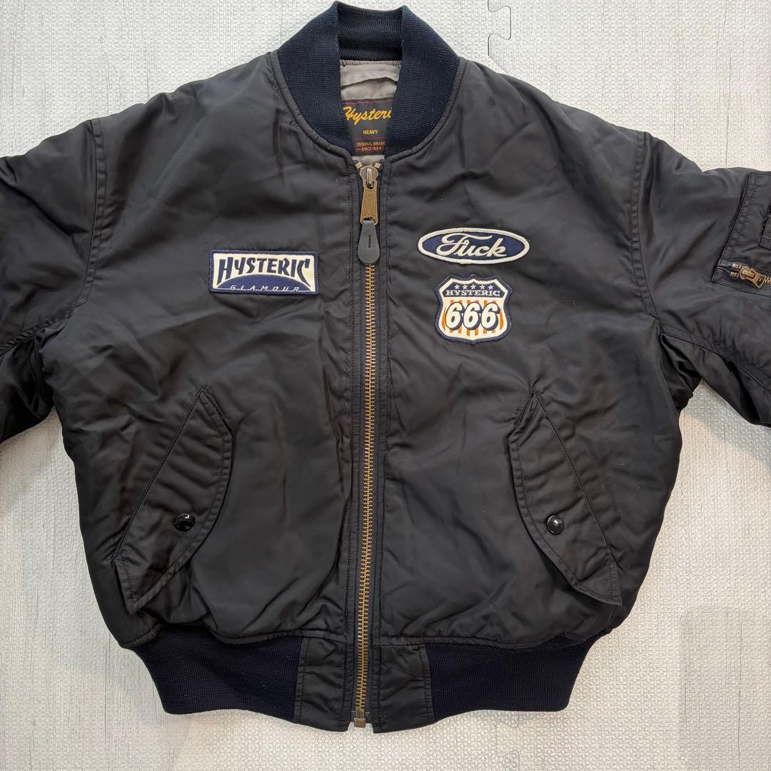 HYSTERIC GLAMOUR MA-1 リバーシブル フライト 刺繍ワッペン