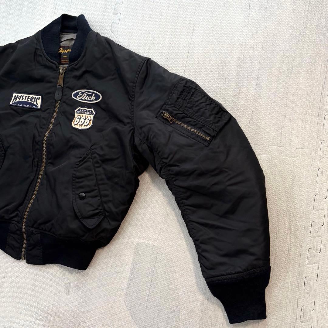 HYSTERIC GLAMOUR MA-1 リバーシブル フライト 刺繍ワッペン