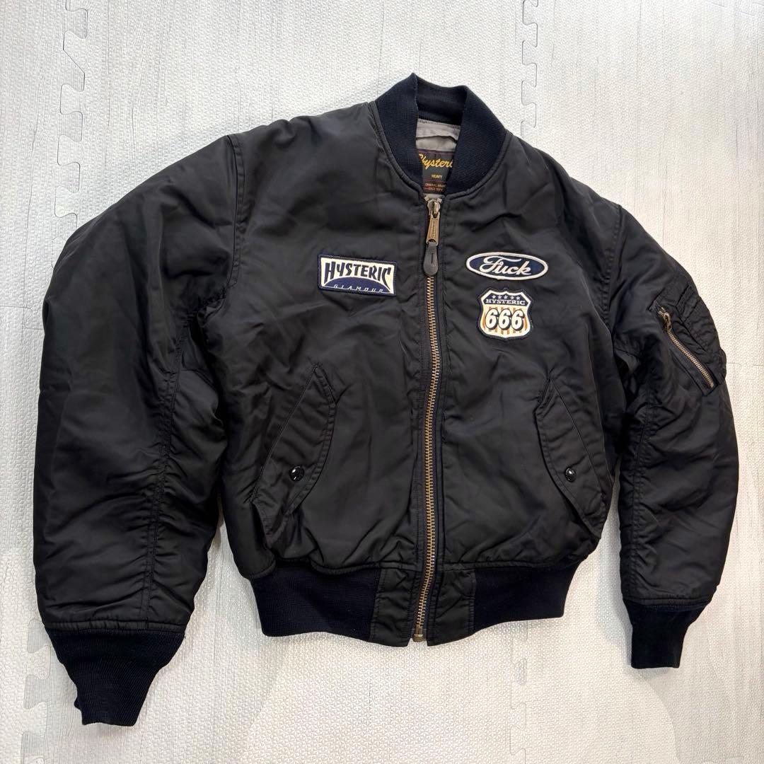 HYSTERIC GLAMOUR MA-1 リバーシブル フライト 刺繍ワッペン