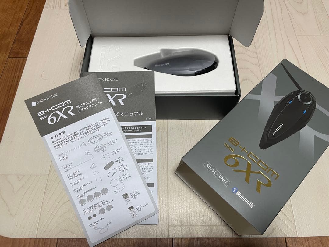 ☆サインハウス　ビーコム　B+COM SB6XR アライタイプ☆美品