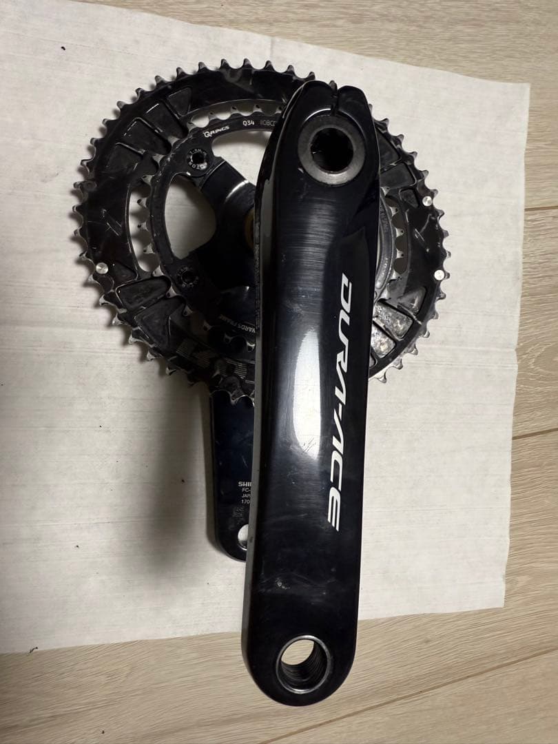 DURA-ACE クランクセット50/34 170mm +rotor楕円リング