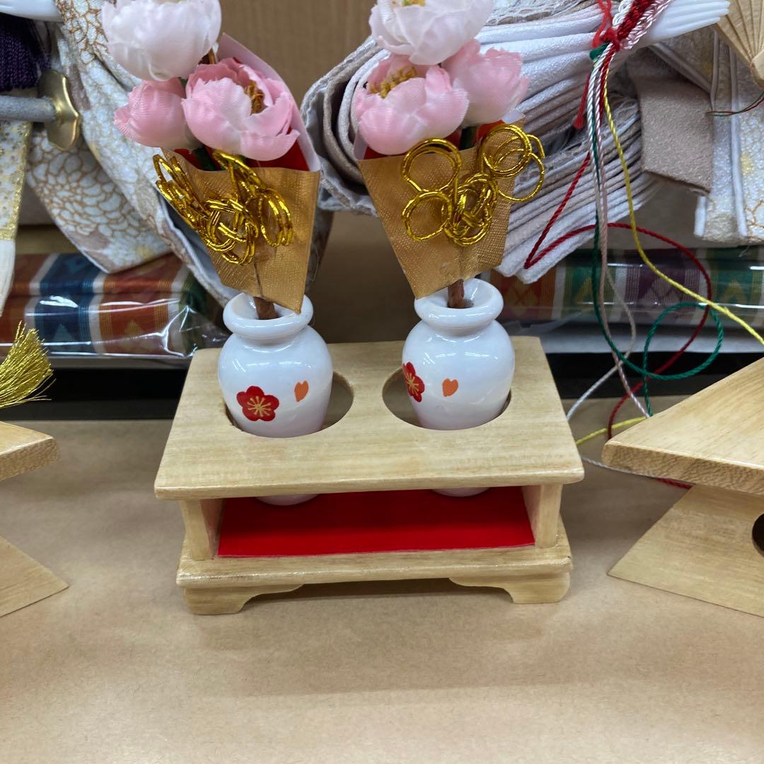 ひな人形収納型2人飾り