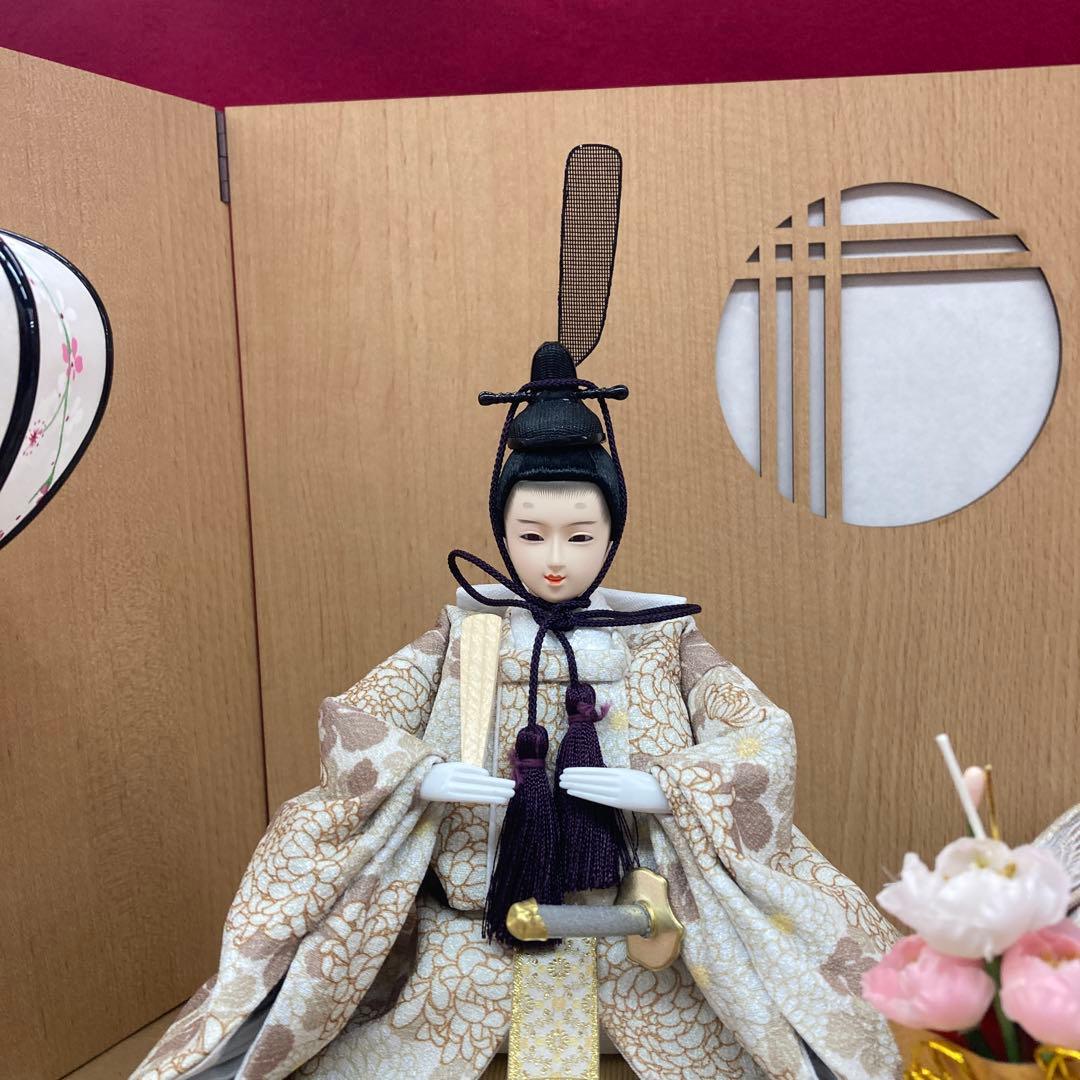 ひな人形収納型2人飾り