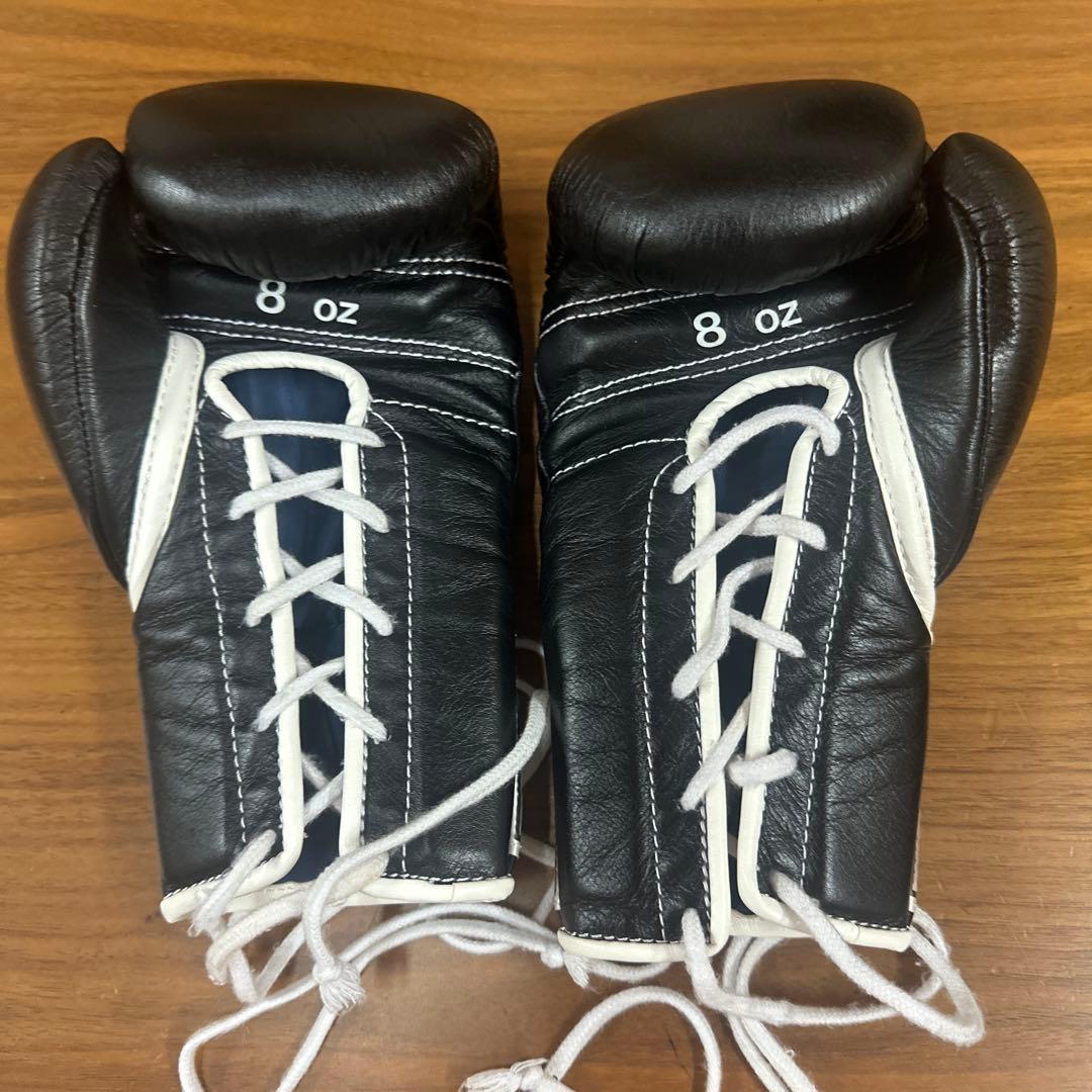 て*う様 【希少レア!】旧ロゴ・シルバーラベル ウイニンググローブ 黒 ８oz
