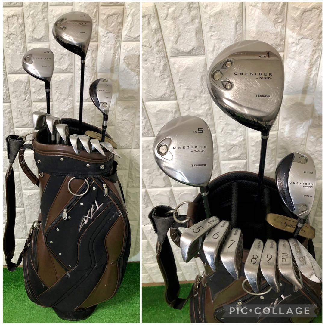 初心者おすすめ☆メンズ ゴルフクラブセット☆ワンサイダー☆キャディバッグ付