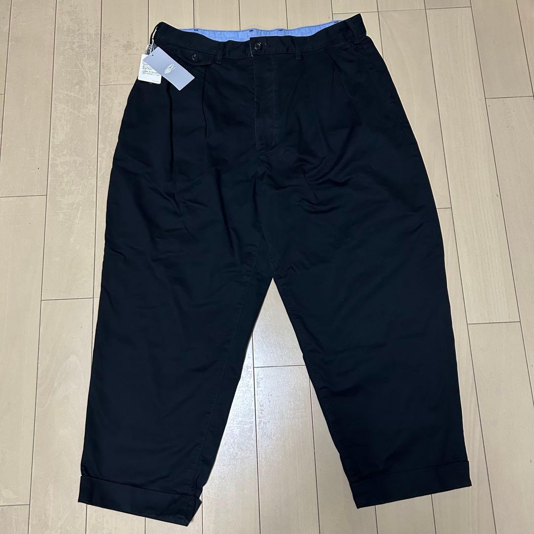 BEAMS PLUS 2プリーツ チノ トラウザーズ ビームス